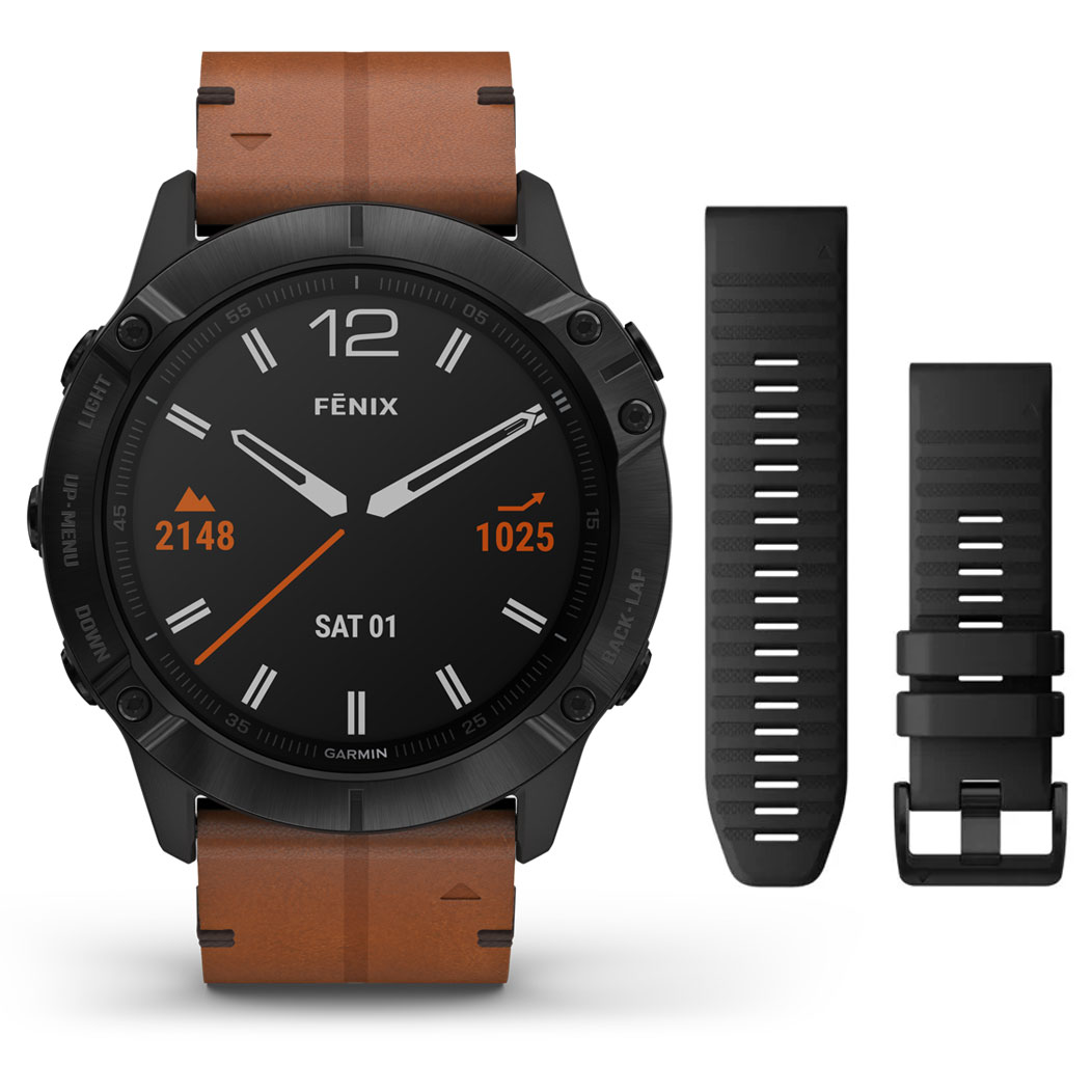 Garmin Fenix 6X Sapphire DLC Smart Watch 010-02157-14 - watchesonline.com