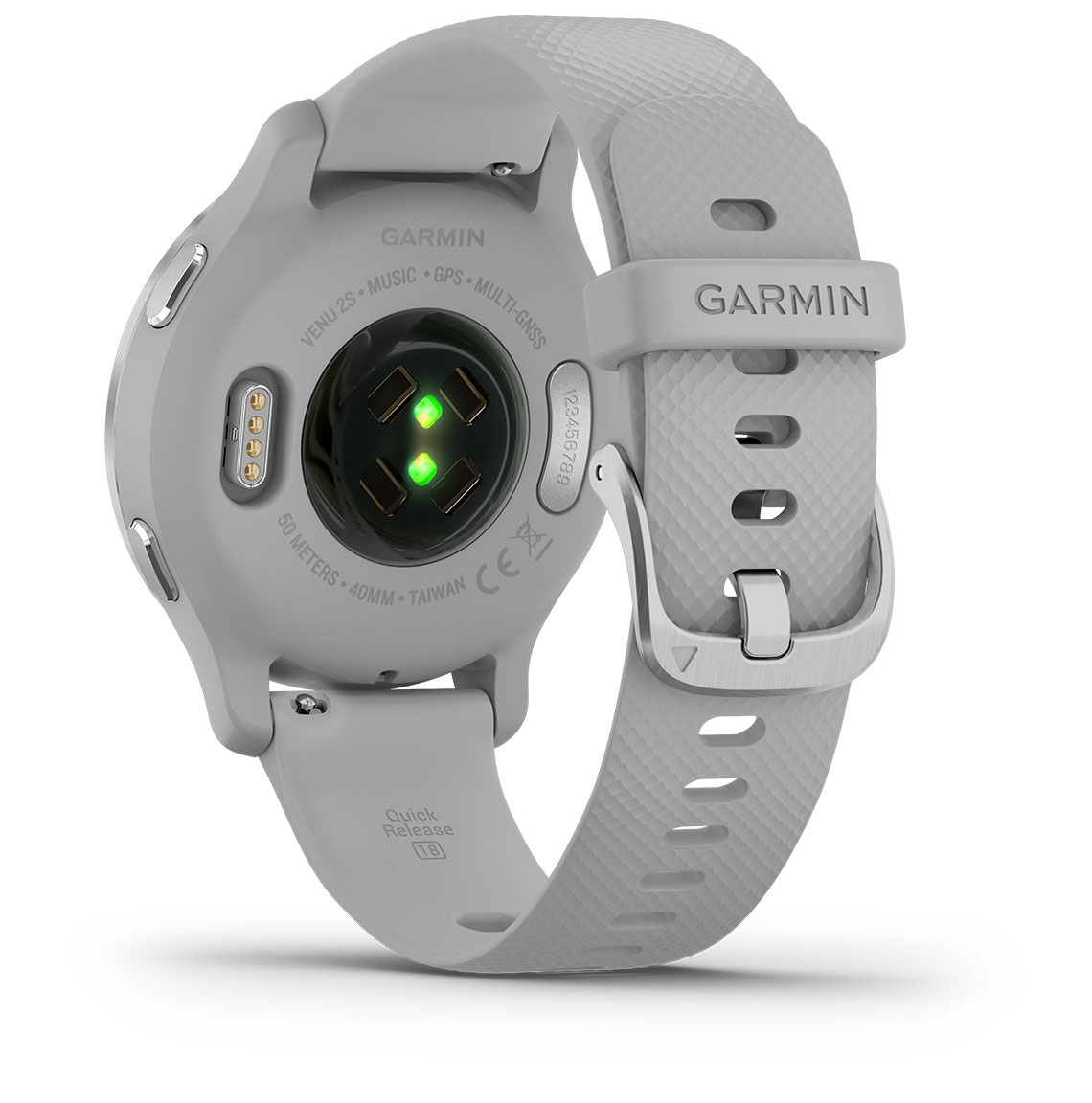 Garmin Venu 2S Silver with Mist Gray Silicone Band 010-02429-12 -  watchesonline.com