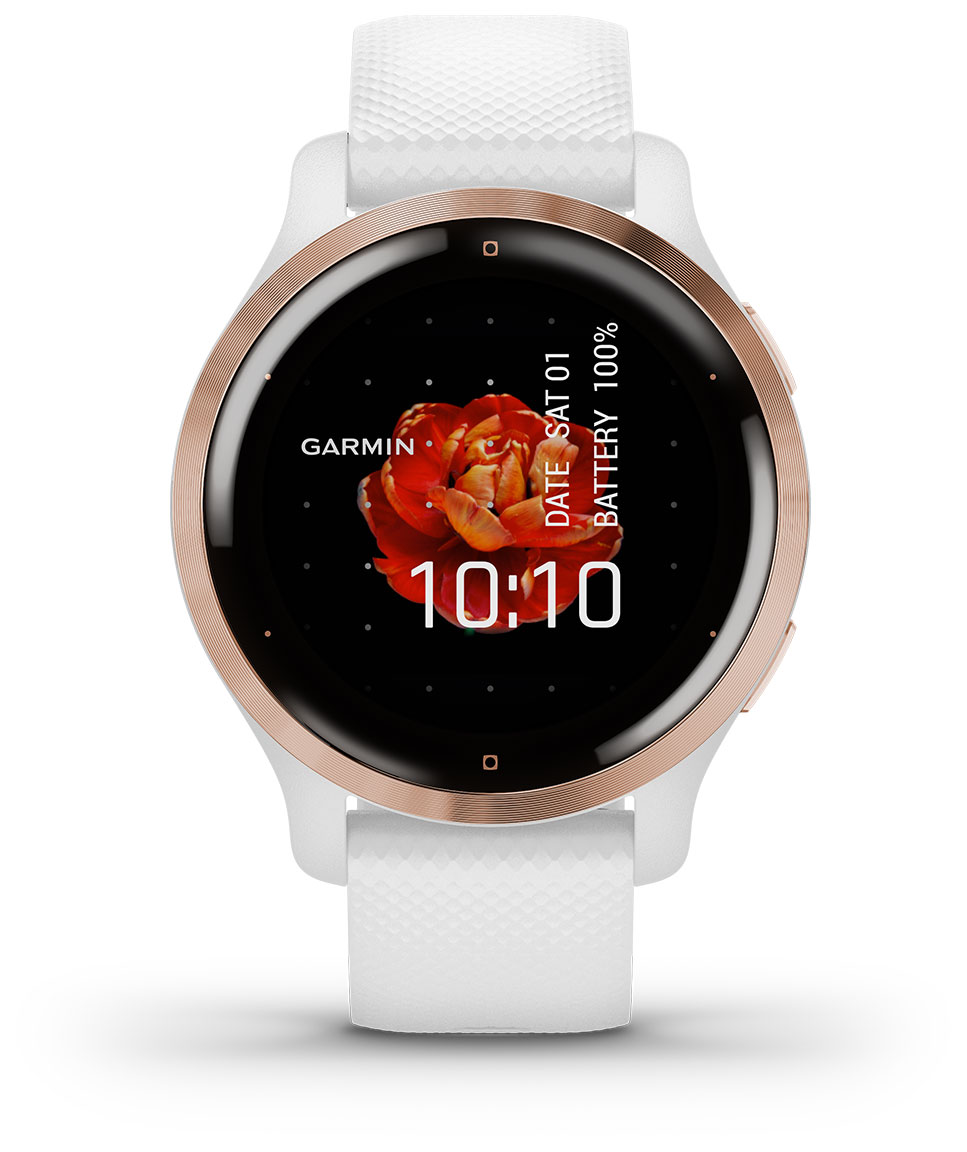 Garmin Venu 2S Smartwatch Heart Rate Monitor GPS Activity Watch - Rose Gold