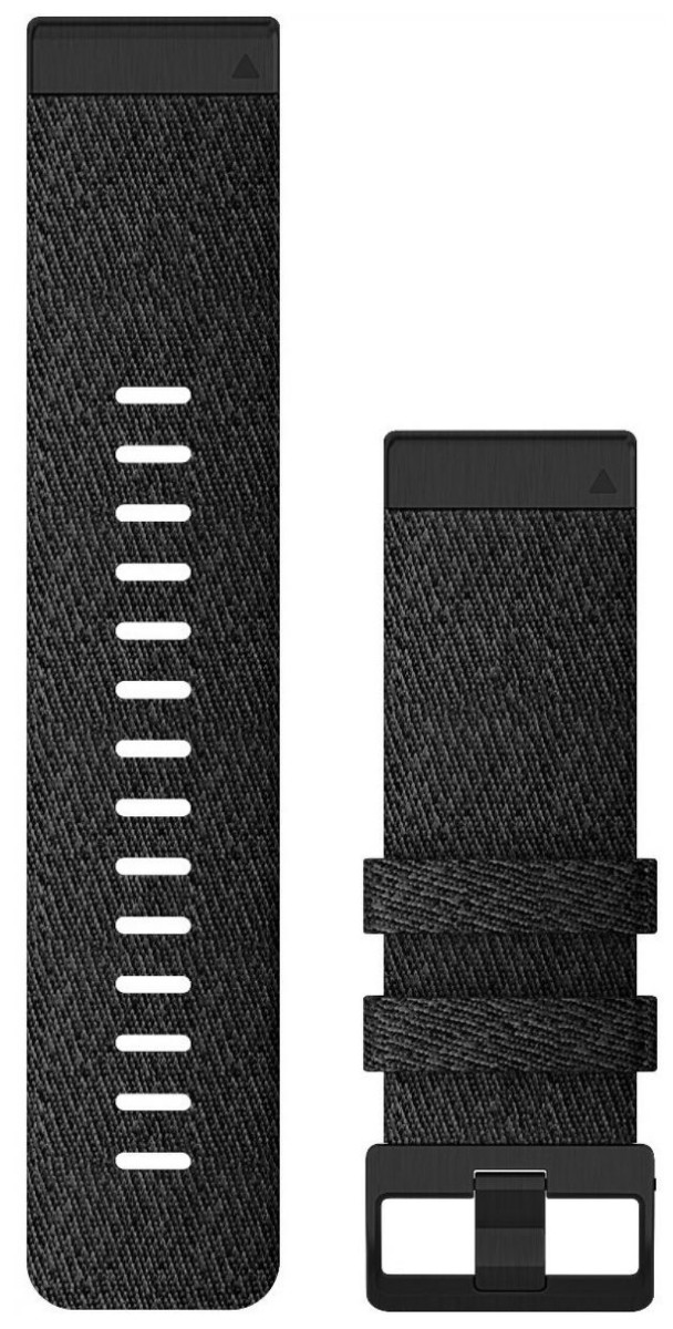 Garmin Quickfit 26mm breathable black DLC titanium strap 010-12864