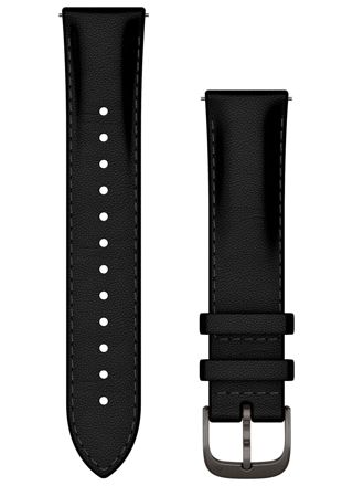 Garmin Quick Release leather band 20 mm black 010-12932-62