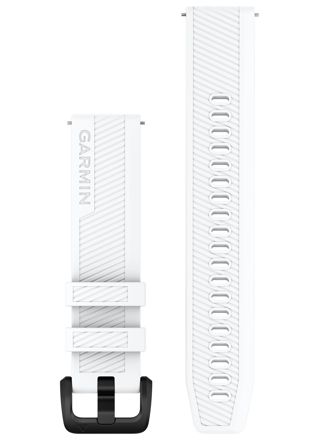Garmin Quick Release silicone strap 20 mm white 010-13076-02