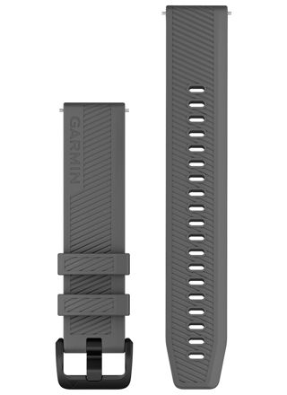Garmin Quick Release silicone strap 20 mm dark gray 010-13076-03