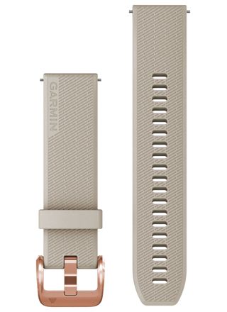 Garmin Quick Release silicone strap 20 mm light sand 010-13114-02