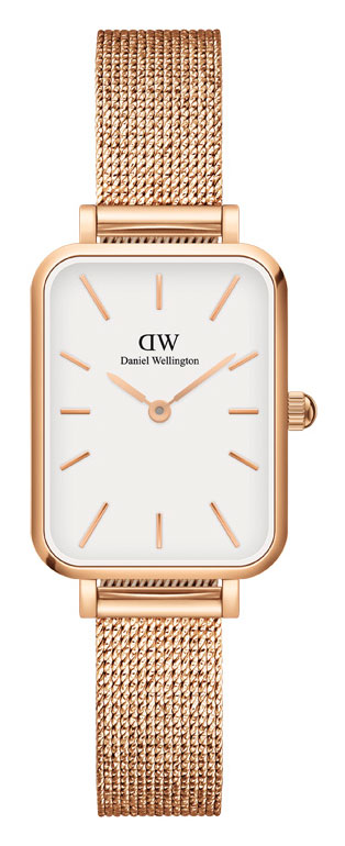 Daniel wellington shop rose gold mesh