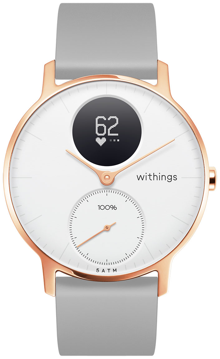 mm Gold HR Steel 40 Rose White Withings