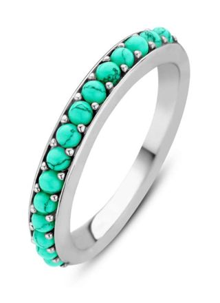 TI SENTO turquoise silver ring eternity 12123TQ