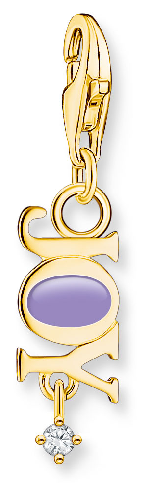 Thomas Sabo Charm Club Charmista Joy gold charm 2007 565 13 watchesonline