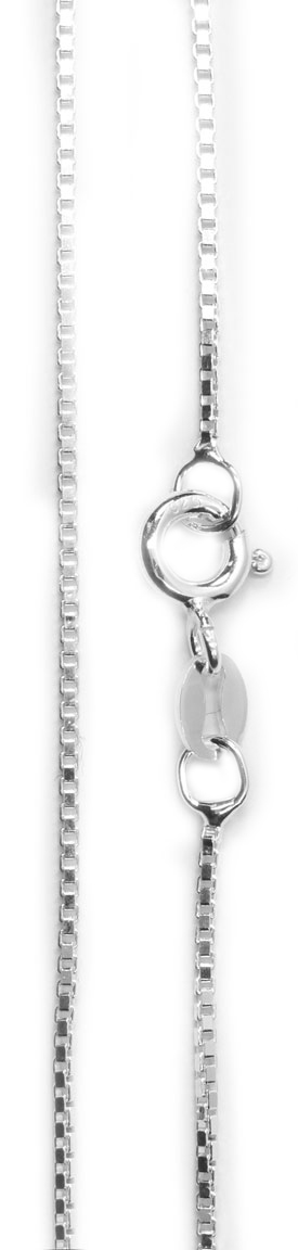 Box chain Necklace 925 Sterling Silver 1mm VEN019 watchesonline