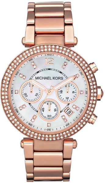 Amazoncom Michael Kors MK4369 Rose Gold Tone DialBracelet Band Melissa  ThreeHand Stainless Steel Womens Watch  Clothing Shoes  Jewelry