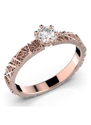 Festive Ikirakka solitaire diamond ring 628-023-PK