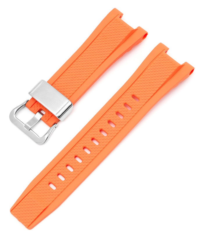 Tiera Casio G Steel series silicone watch strap orange watchesonline