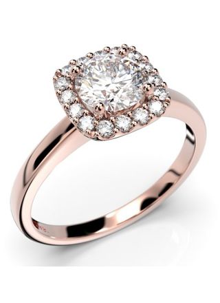 Festive Joanna halo-diamond ring 636-086-PK