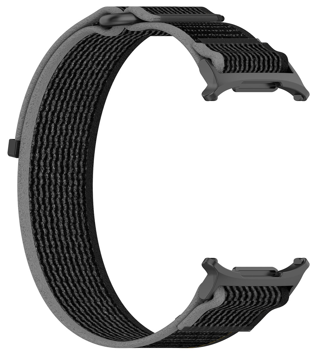 Tiera Samsung Galaxy Watch Ultra nylon band black watchesonline