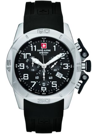 Swiss Alpine Military 7078.9532 Chronograph Mens Watch 45mm 10ATM