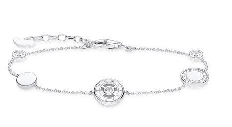 Thomas Sabo Sparkling circles silver bracelet A1880 051 14 L19v watchesonline