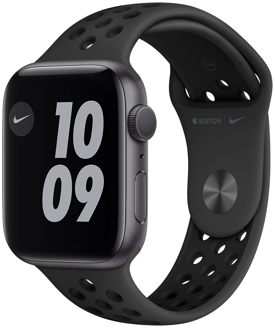 Apple Watch Nike Series 6 GPS Space Gray Aluminium Case 44 mm with  Anthracite/Black Nike Sport Band MG173KS/A