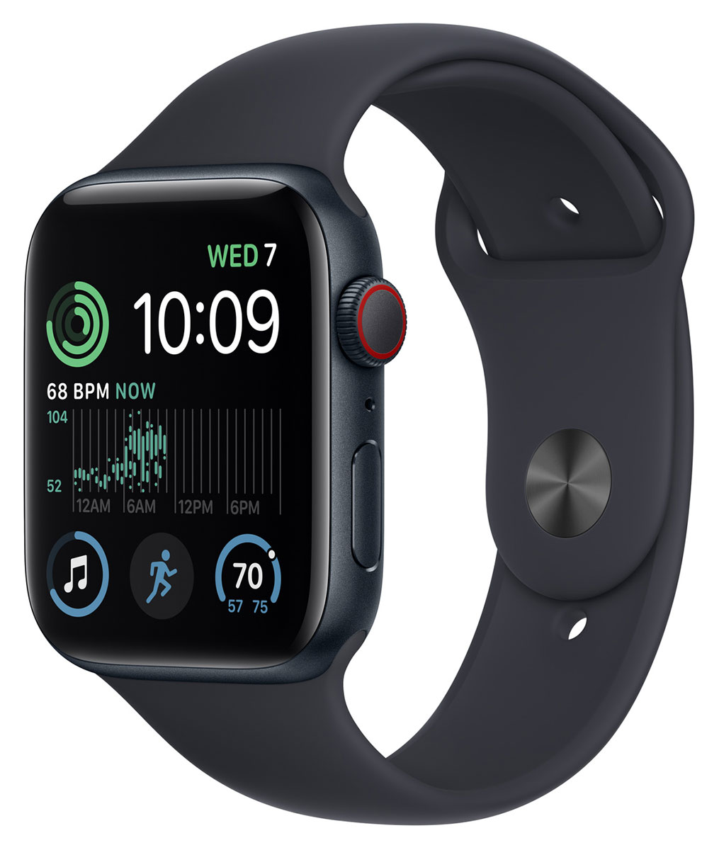 Apple Watch SE GPS + Cellular Midnight Aluminium Case 44 mm 