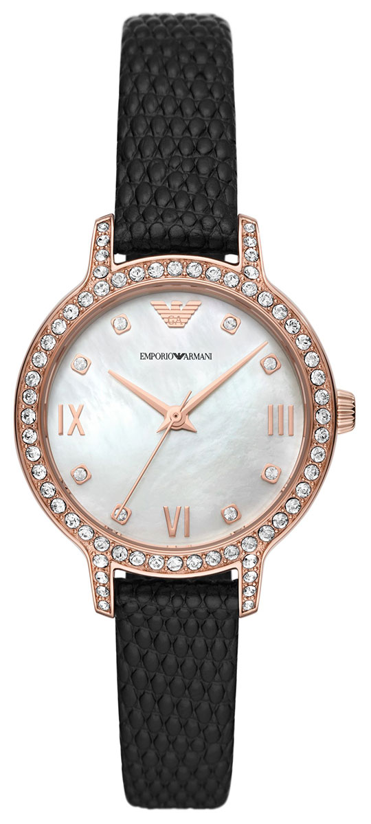 Armani watch women online black