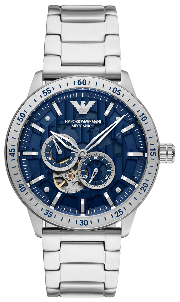 Emporio Armani Mario Automatic Multi Blue AR60052 watchesonline