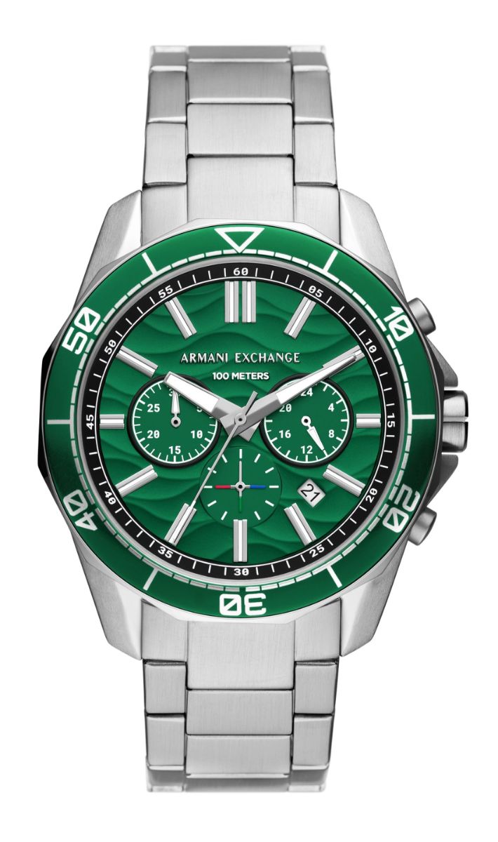 Armani exchange silver clearance
