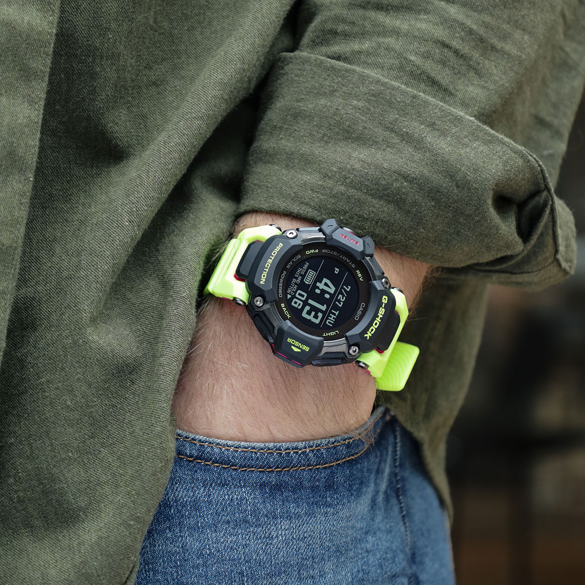 Casio met du Polar dans sa montre multisport connectée G-Shock GBD-H2000 -  Les Numériques