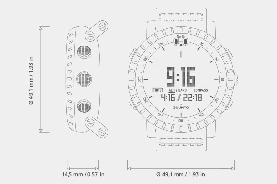 Suunto core clearance light black