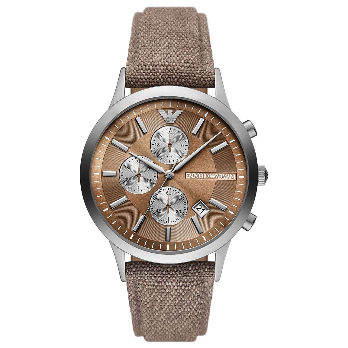 emporio armani renato chronograph watch