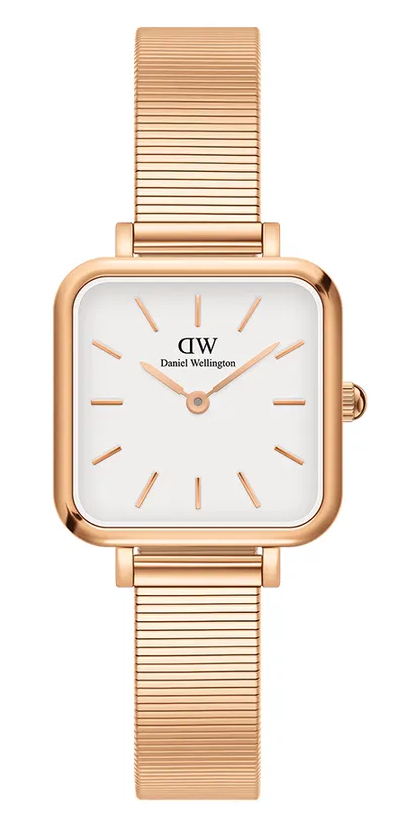 Daniel Wellington Quadro Studio RG 22x22 White DW00100517 watchesonline