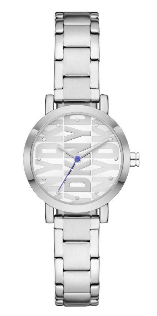 DKNY NY-8556 Women's Silver Stainless Steel Analog Dial Quartz Wrist Watch  EY780 | eBay