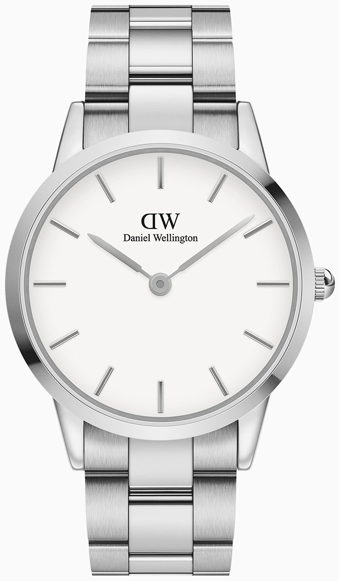 Daniel Wellington Iconic Link 40 S White DW00100341 watchesonline