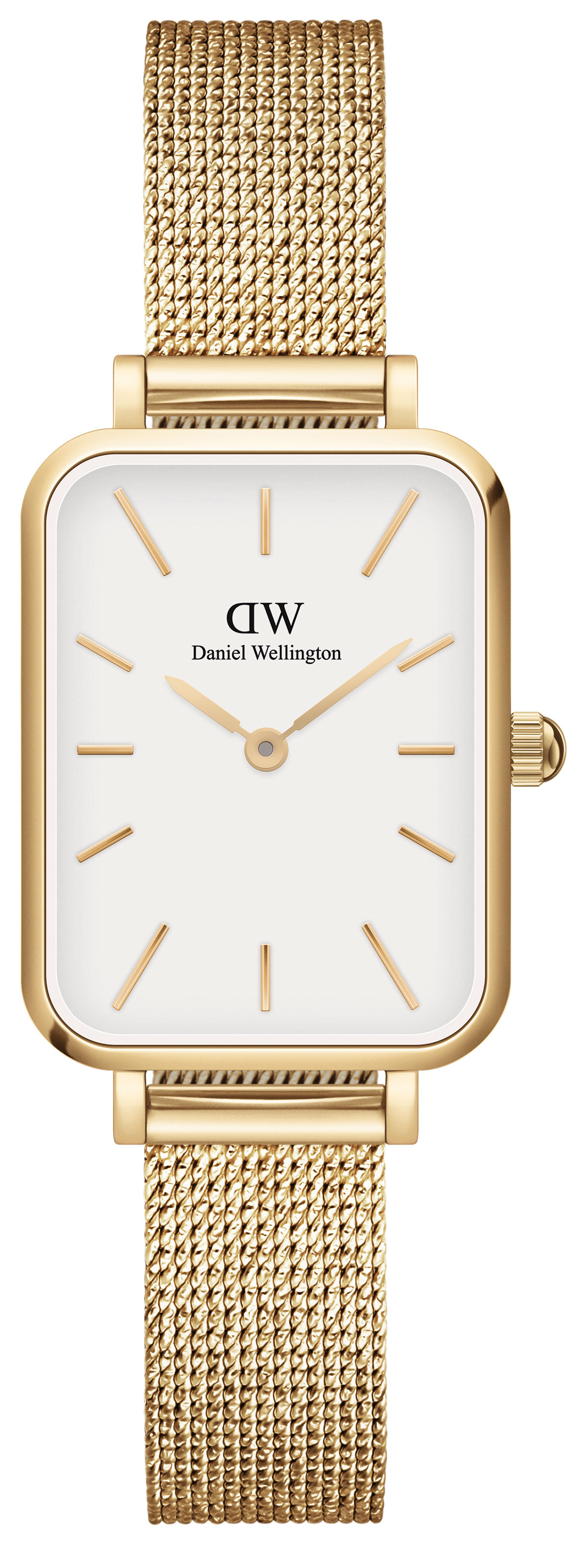 Daniel Wellington Quadro Pressed Evergold Gold White DW00100556