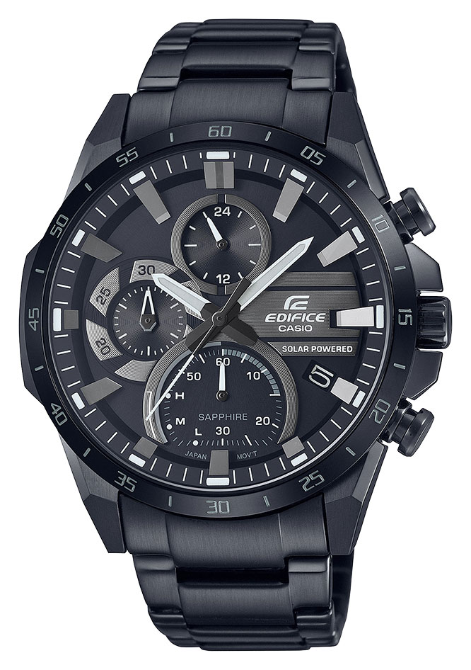 Casio sapphire black sale