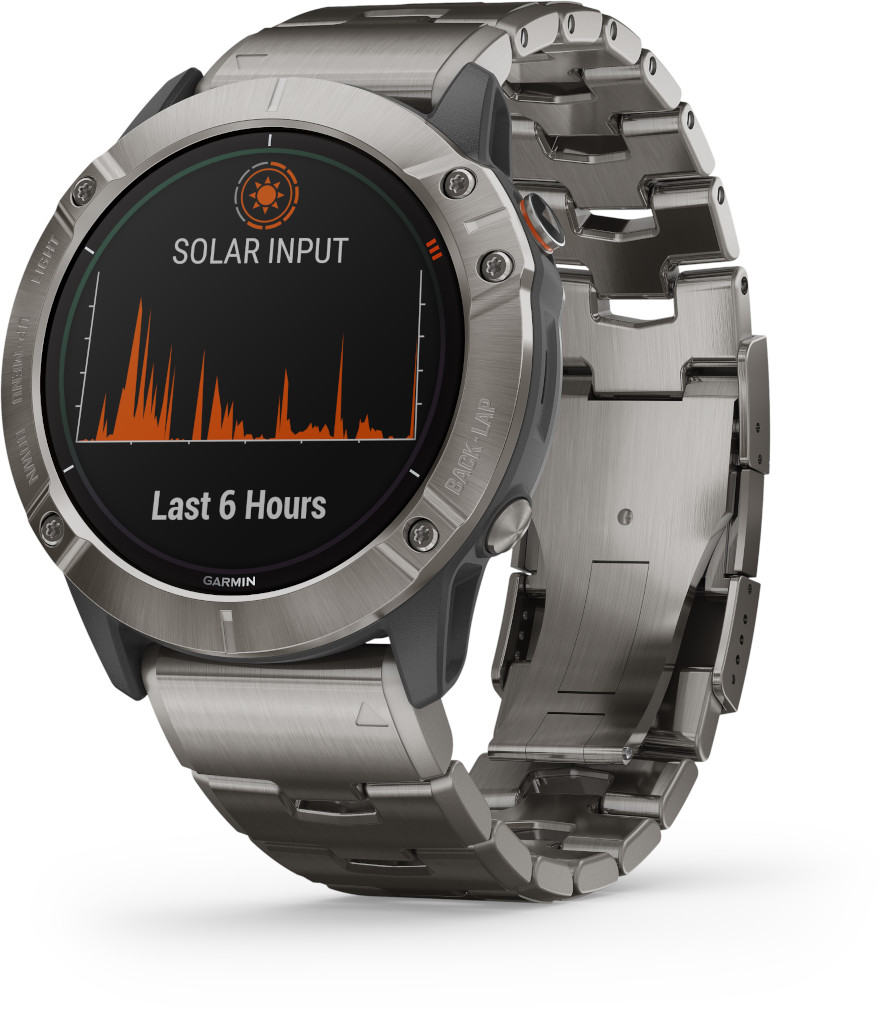 Garmin 6x 2024 solar titanium