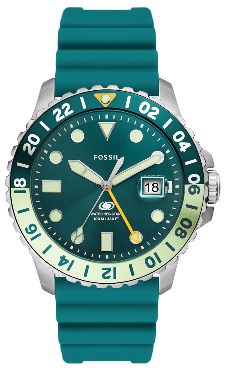 Fossil Blue FS5991 GMT watch - watchesonline.com
