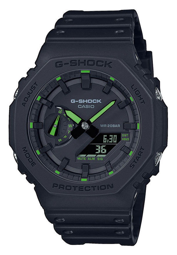 Casio G Shock Utility Black GA 2100 1A3ER watchesonline