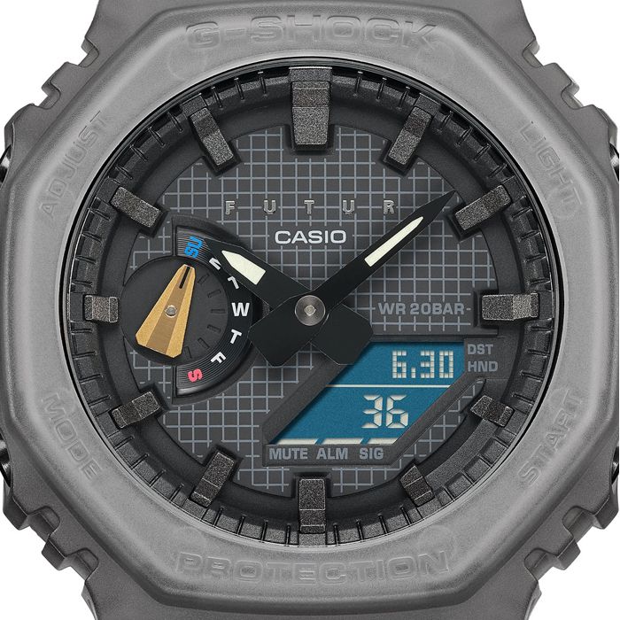  Casio GA-2100-1A4ER Black Resin Digital Quartz Unisex Watch :  Clothing, Shoes & Jewelry