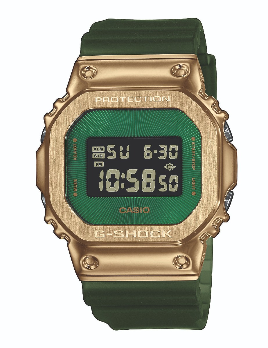 Casio G-Shock Emerald gold GM-5600CL-3ER - watchesonline.com