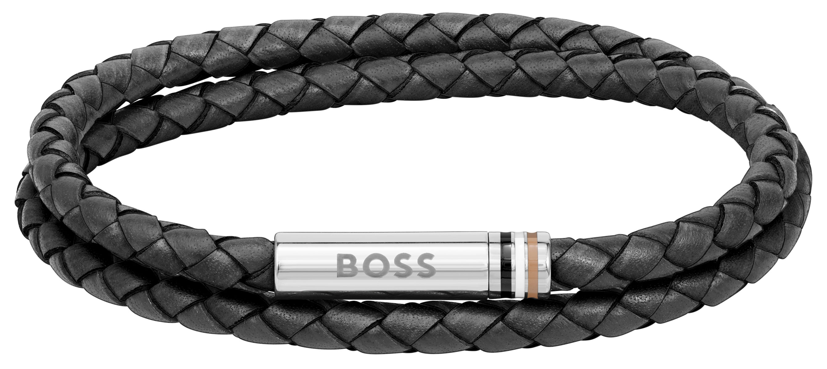 Hugo boss men's outlet bracelet leather