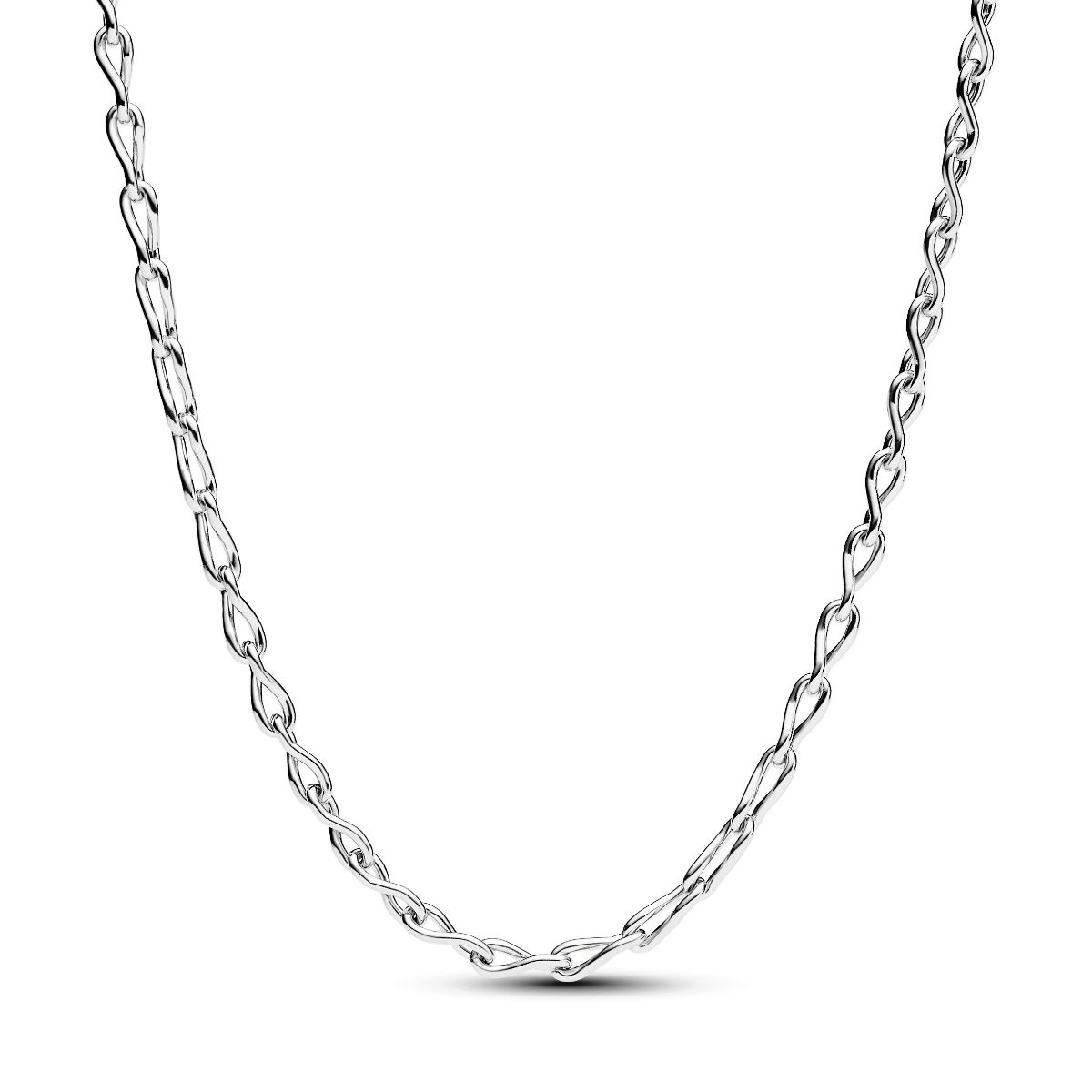 PANDORA SPARKLING INFINITY Collier Necklace 14k Gold Plated With Cubic  Zirconia £50.00 - PicClick UK
