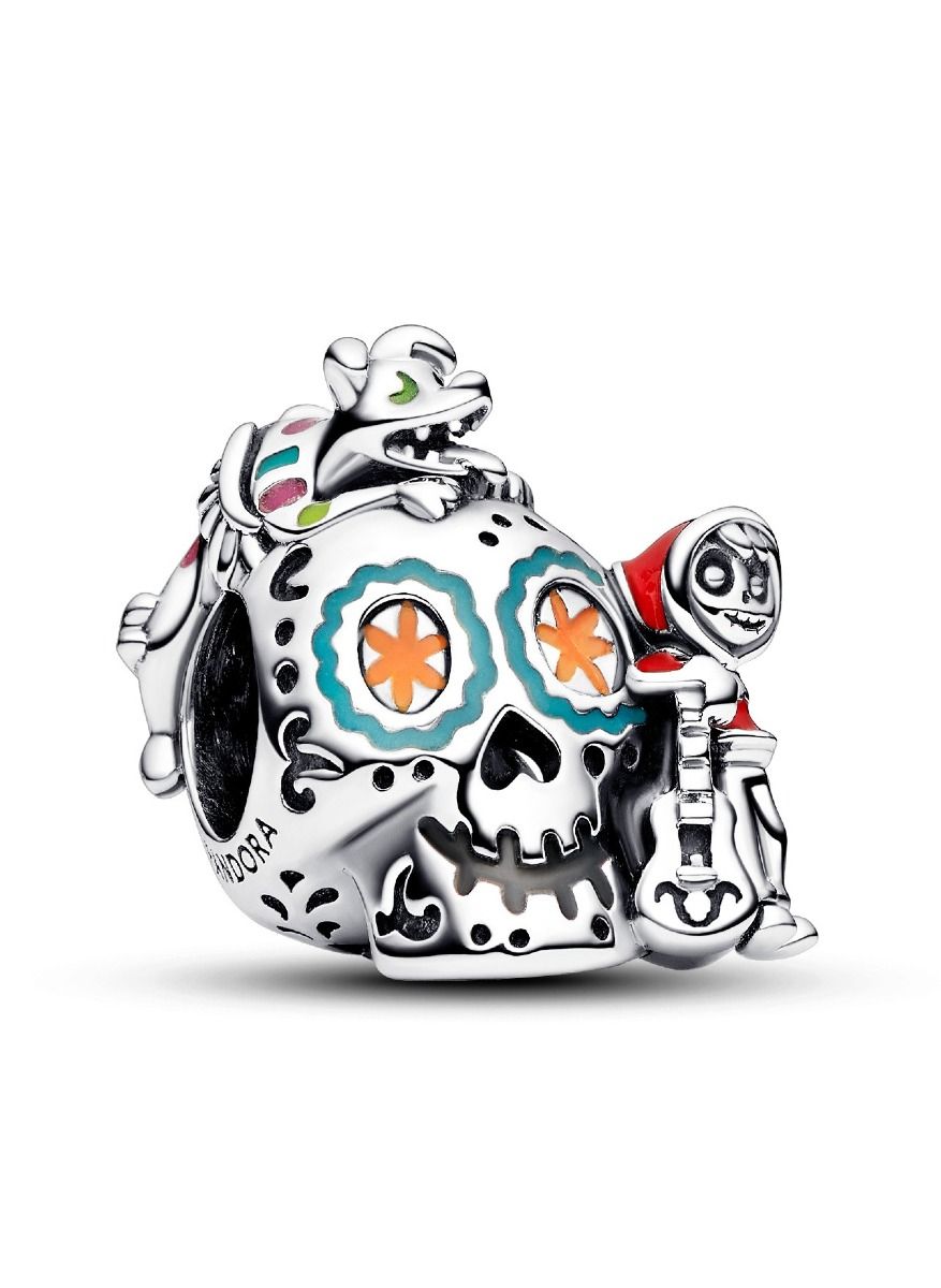 Pandora Disney x Pandora Pixar Halloween Glow in the dark Coco Miguel Dante Skull charm 792817C01 watchesonline