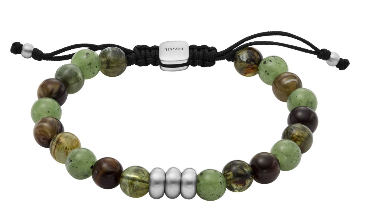 Fossil green pearl bracelet JA7240040 watchesonline