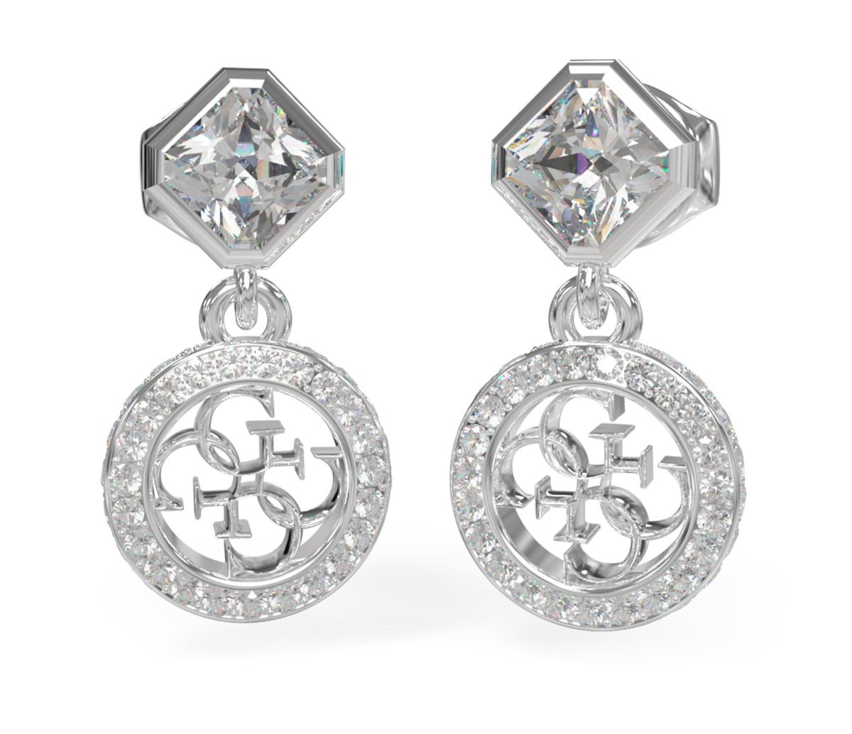 Guess drop earrings shop