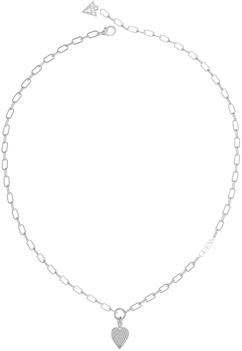 Guess love heart necklace sale