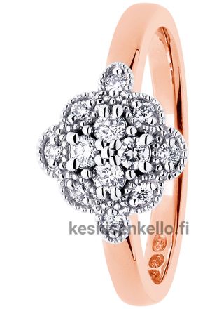 Festive Lotus Little 541-020-PV diamond ring
