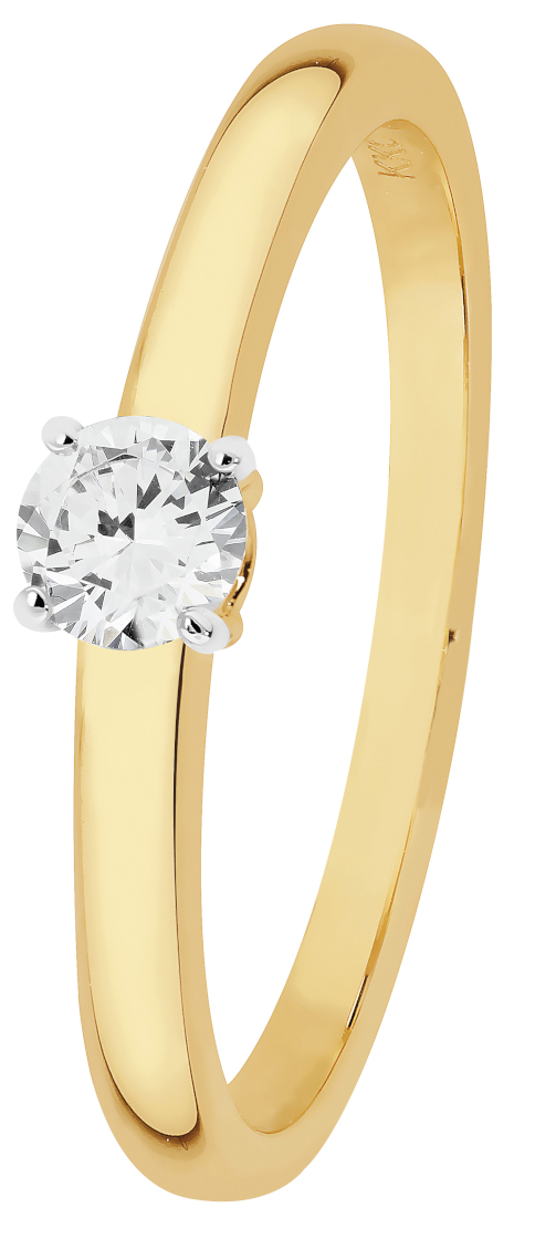 Vintage .16 Carat Diamond Engagement Ring
