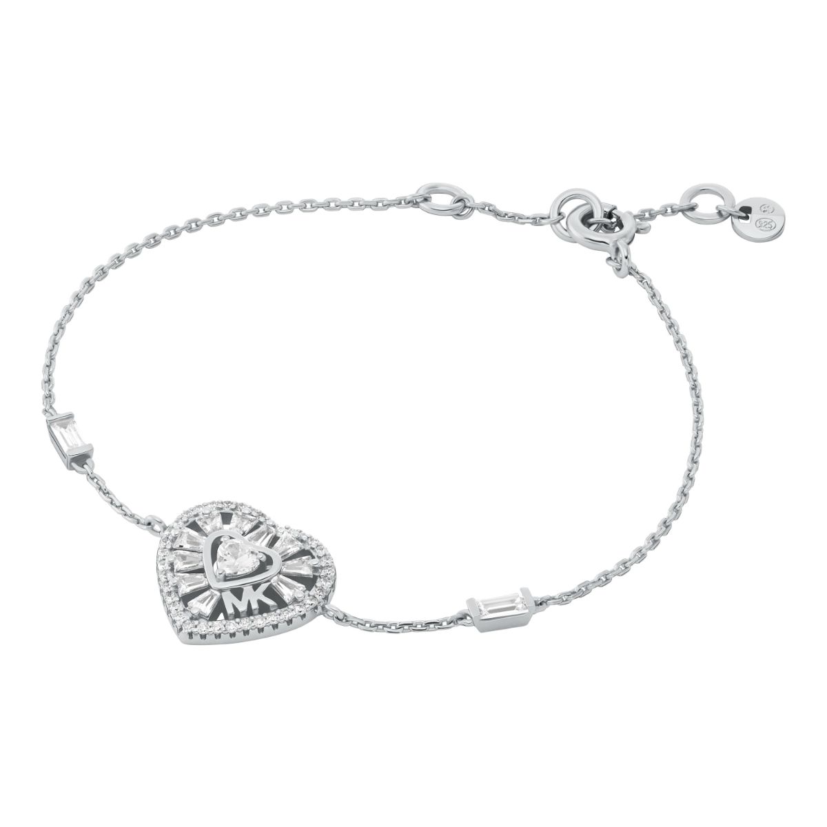 Michael Kors silver heart bracelet MKC1690CZ040 watchesonline