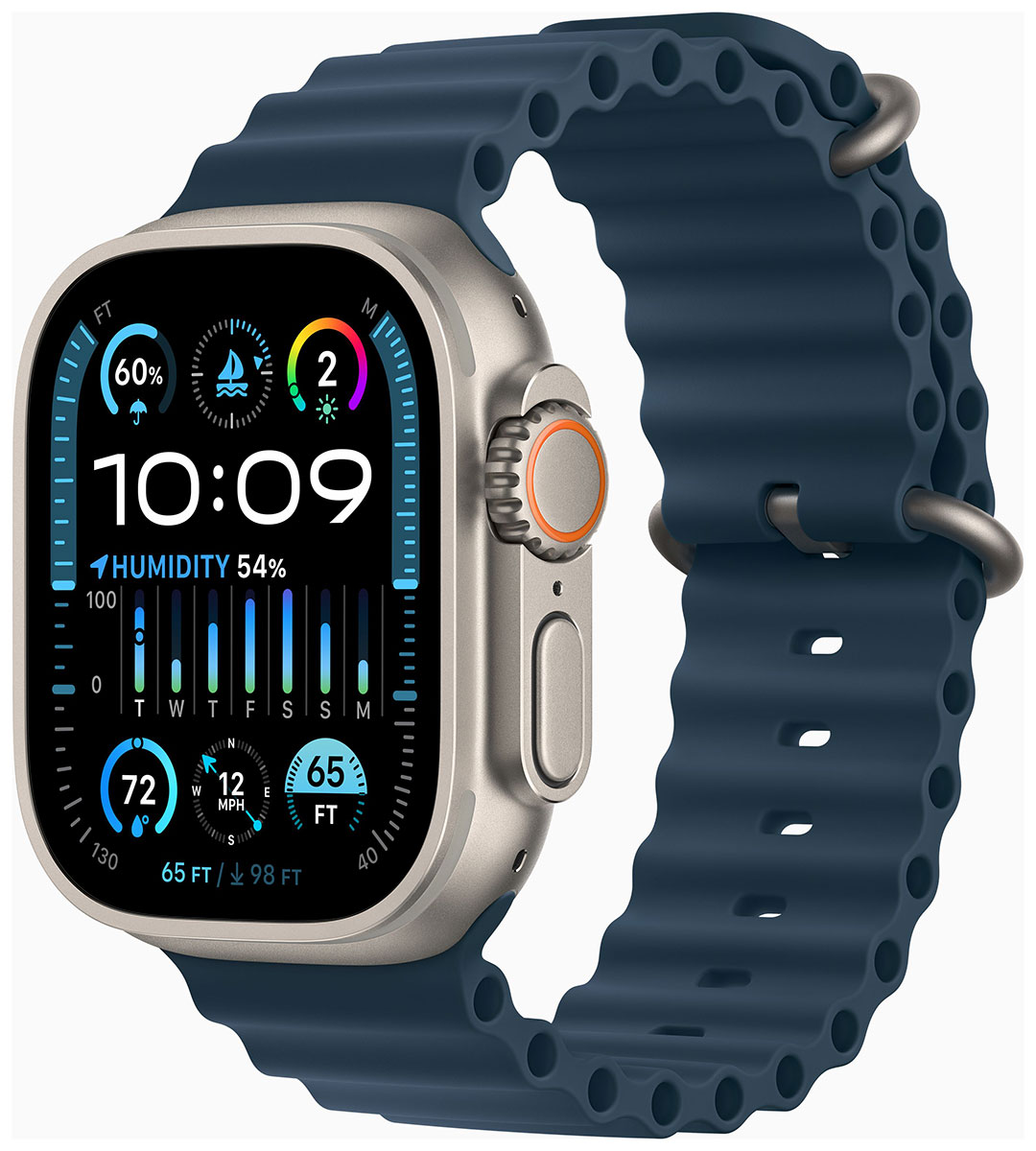 Apple Watch Ultra GPS + Cellular Titanium Case 49 mm Midnight 