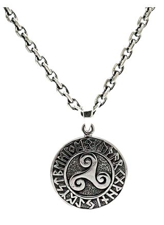 Northern Viking Jewelry Triskele Necklace NVJ-H-RS042
