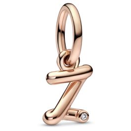 Pandora Moments Letter z Script Alphabet initial jewelry charm 782457C01 -  